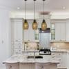 Cal Lighting FX-3673-1 Transitional One Light Pendant from Aversa Collection in Bronze / Dark Finish, 7.00 inches, Amber view 3