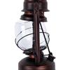 LIN XIAO HAO mayu Kerosene Lantern Wall Lamp Retro Bedroom Bedside Wall Sconces Iron and Glass Shade Restaurant Bar (Color : Red Bronze) view 4