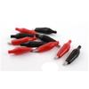 Aexit 10pcs 53mm Electrical Testing Long Red Black Soft Boot Coated Alligator Test Voltage Testers Clip Clamps view 1