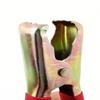 Aexit 8mm Hole Electrical Testing Cable Dia Insulated Plastic Coated Alligator Clip Voltage Testers Clamp Red view 3