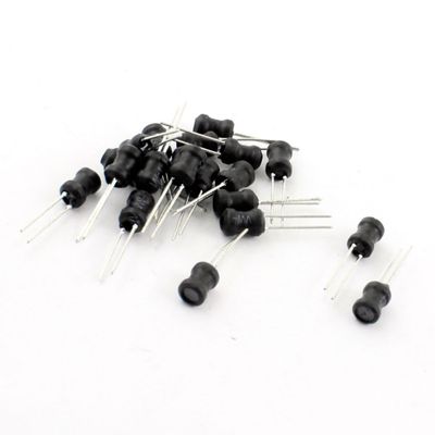 Aexit 20Pcs PCB Batteries, Chargers & Accessories Board Radial Lead Inductor 100uH 500mA 5x7mm Isolation Transformer 10% Tolerance