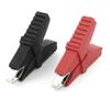Aexit 2pcs Multimeter Electrical Testing Insulation Butterfly Test Alligator Clips Voltage Testers Clamp 25A view 1