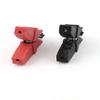Aexit 2pcs Multimeter Electrical Testing Insulation Butterfly Test Alligator Clips Voltage Testers Clamp 25A view 2