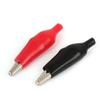 Aexit 2 PCS Electrical Testing Red Black 2.2" Length Crocodile Alligator Test Voltage Testers Clip Connectors view 1