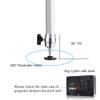 LANTWOO 8.3inch Length Mini Projector Wall Ceiling Mount Hanger, Aluminum Alloy LCD/DLP Video Projection Mount Bracket, 1/4inch Thread & 6.6 lbs Safe Load view 2