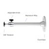 LANTWOO 8.3inch Length Mini Projector Wall Ceiling Mount Hanger, Aluminum Alloy LCD/DLP Video Projection Mount Bracket, 1/4inch Thread & 6.6 lbs Safe Load view 3