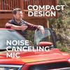 Midland  MXT115VP3-15 Watt GMRS MicroMobile Two-Way Radio - Off Roading Outdoor Farm - Extended 3dB gain Universal Lip Mount Antenna Dustproof Noise-Canceling Microphone - 8 Repeater Channels view 3