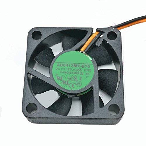 AD0412MX-G70 DC12V 0.08A 404010mm 2 line Hydraulic Bearing Silent Cooling Fan