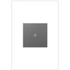 Legrand adorne 15A sofTap Switch in Magnesium Finish, ASTP1532M4 view 1