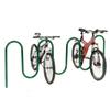 Global Industrial 94" L Wave Bike Rack, Below Ground Mount, 9-Bike Capacity view 2