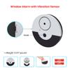 CATSONIC Premium Window Alarm Device Set - Extra Loud 130dB Alarm & Vibration Sensors - Universal Compatibility & Easy Installation - Great for Home, Office & RV Security (6 Set Black) view 3