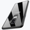 Galaxy S9 Plus Case,WATACHE Clear Slim Fit Anti-Scratch Shockproof Hybrid Flexible TPU Bumper Edge + Rigid PC Back Panel Cover for Samsung Galaxy S9 Plus (Edge Black) view 1
