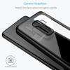 Galaxy S9 Plus Case,WATACHE Clear Slim Fit Anti-Scratch Shockproof Hybrid Flexible TPU Bumper Edge + Rigid PC Back Panel Cover for Samsung Galaxy S9 Plus (Edge Black) view 4