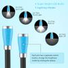 SingHong USB Rechargeable Neck Book Light for Reading in Bed, 4 LED Bulbs 4 Adjustable Brightness, Hands Free for Night Jogging or Mending Lamp (Blue) view 3