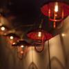 Wintergreen Lighting Red Lantern LED Light String Party Lights view 3
