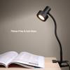 OBright Luxor - Dimmable LED Desk Lamp with Gooseneck (Black-Clip on) view 4