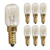 CTKcom 15W E14 Base 4173175 Oven Light Bulbs(6 Pack)- Microwave Light Bulbs 120V Heat Resistant Bulbs 300'C,Warm White Incandescent Light Bulb 360 Beam Angle,110-130V,6 Pcs view 1