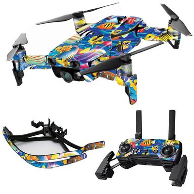 MightySkins Skin Compatible with DJI Max Coverage - Tropical Fish | Protective, Durable, and Unique Vinyl Decal wrap Cover | Easy to Apply, Remove, and Change Styles | Made in the USA