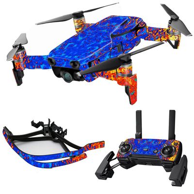 MightySkins Skin Compatible with DJI Max Coverage - Melting | Protective, Durable, and Unique Vinyl Decal wrap Cover | Easy to Apply, Remove, and Change Styles | Made in The USA
