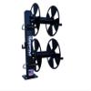 12'' BLACK DOUBLE FIXED BASE WELDING CABLE LEAD REEL view 1