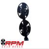 12'' BLACK DOUBLE FIXED BASE WELDING CABLE LEAD REEL view 2