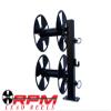 12'' BLACK DOUBLE FIXED BASE WELDING CABLE LEAD REEL view 3