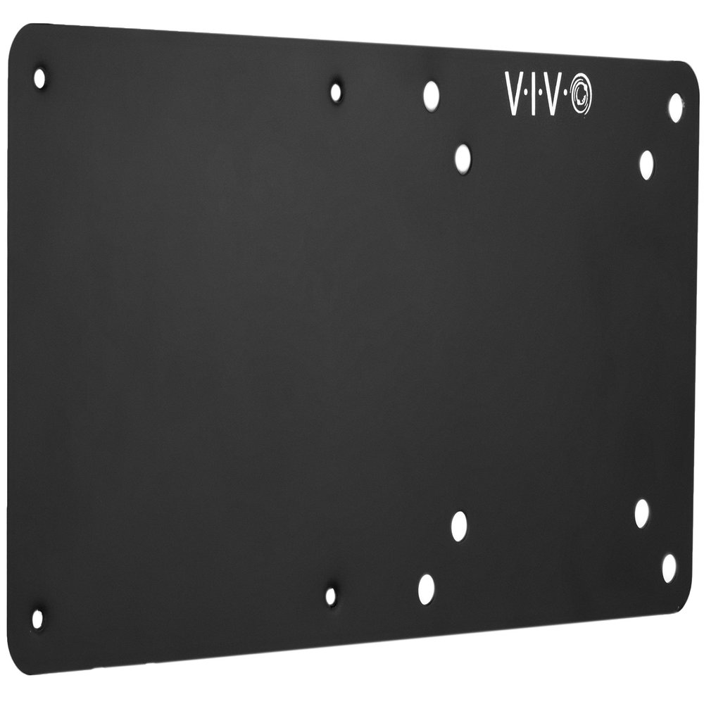 VIVO Steel Arm Bracket Holder for Intel NUC, Back of Monitor VESA Metal Plate Mount Extension, Black, MOUNT-VESA01