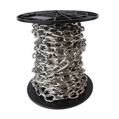 RCH Hardware CH-S60-02-PN-65 Steel Chandelier Chain, Polished Nickel (65 Foot Reel)