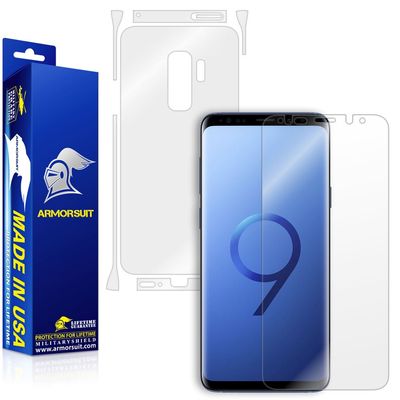 ArmorSuit MilitaryShield Full Body Skin Film + Screen Protector for Samsung Galaxy S9 Plus - Anti-Bubble HD Clear Film