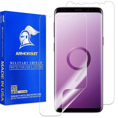 ArmorSuit [2 Pack] MilitaryShield [Case Friendly] Screen Protector Designed for Samsung Galaxy S9 - HD Clear Film