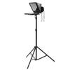 Ikan 12-inch Portable Teleprompter Kit for Light Stands, Adjustable Glass Frame, Easy to Assemble, Extreme Clarity (PT1200-LS) - Black view 2