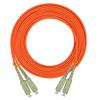 Jeirdus 100 Meters 328ft SC to SC Duplex 62.5/125 OM1 Multimode Fiber Optic Cable Jumper Optical Patch Cord SC-SC view 1
