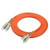 Jeirdus 100 Meters 328ft SC to SC Duplex 62.5/125 OM1 Multimode Fiber Optic Cable Jumper Optical Patch Cord SC-SC view 3