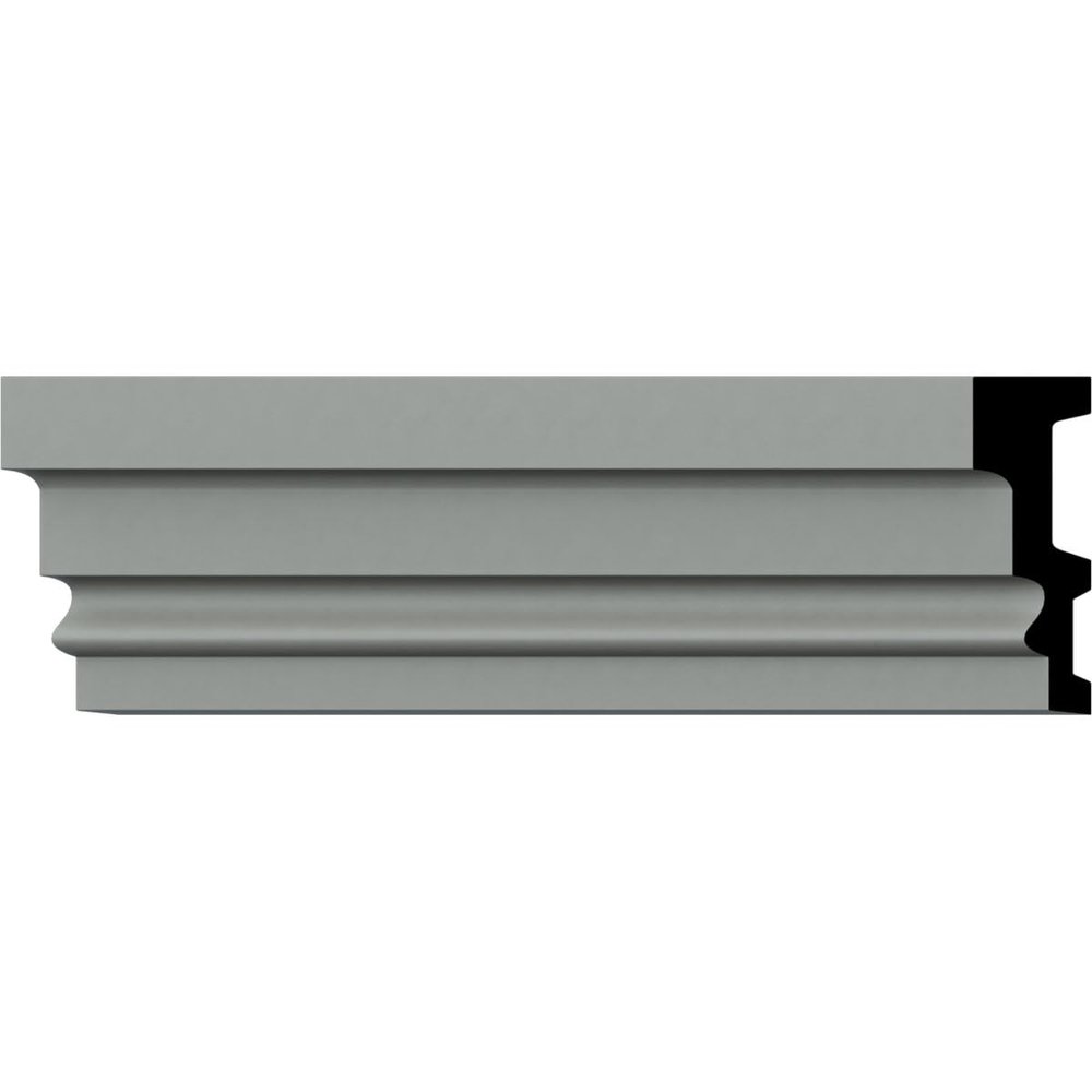 Ekena Millwork PML07X01DY Dylan Panel Moulding Panel Moulding, 7"H x 1 3/4"P x 94 1/2"L, Primed