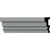 Ekena Millwork PML07X01DY Dylan Panel Moulding Panel Moulding, 7"H x 1 3/4"P x 94 1/2"L, Primed view 1