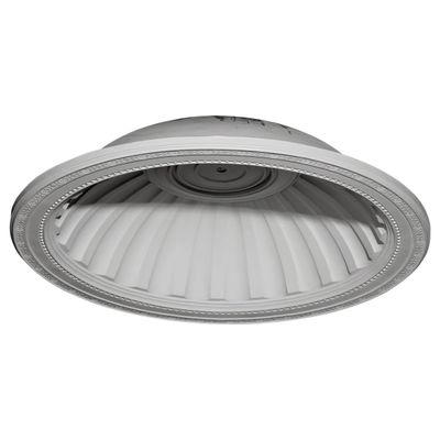 Ekena Millwork DOME31MI Milton Recessed Mount (25 1/8"Diameter x 6 7/8"D Rough Opening) Ceiling Domes, 31 7/8"OD x 25 1/8"ID x 7 3/8"D , Primed