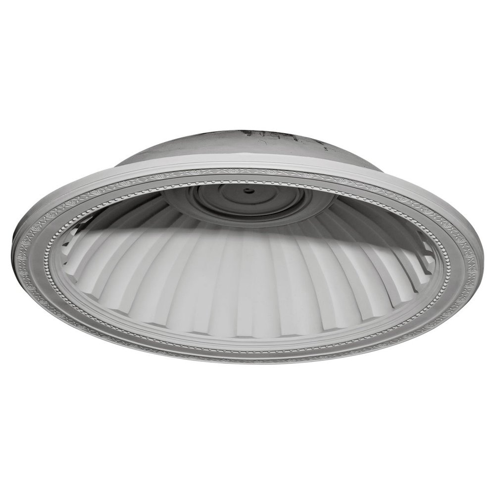 Ekena Millwork DOME31MI Milton Recessed Mount (25 1/8"Diameter x 6 7/8"D Rough Opening) Ceiling Domes, 31 7/8"OD x 25 1/8"ID x 7 3/8"D , Primed