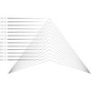 Ekena Millwork PED57X16X04 Acorn Pediment, 55 5/8"W x 12 7/8"H x 16 1/2"OH x 4 1/2"P, Pitch 6/12 view 4