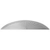 Ekena Millwork PED72X14X02SB Elliptical Sunburst Pediment, 72"W x 14"H x 2"P view 1