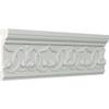 Endurathane Versailles Flower Blossom Chair Rail, 4"H x 1"P x 94 1/2"L (4 3/4"Repeat), Factory Primed view 2