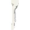 Endurathane Versailles Flower Blossom Chair Rail, 4"H x 1"P x 94 1/2"L (4 3/4"Repeat), Factory Primed view 3