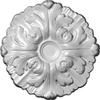 Ekena Millwork ROS08X08WA Wakefield Round Rosette, 8 5/8"OD x 1"P, Primed view 1