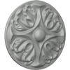 Ekena Millwork ROS05X01BO Bordeaux Round Rosette, 5"OD x 3/4"P, Primed view 2
