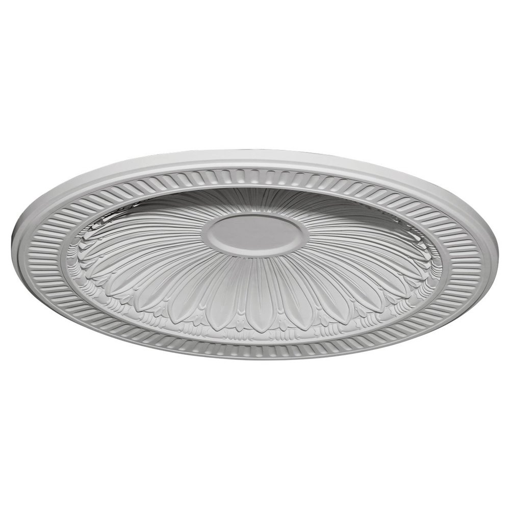 Ekena Millwork DOME35DE Devon Recessed Mount (31"Diameter x 2 1/2"D Rough Opening) Ceiling Domes, 35 3/8"OD x 27 1/2"ID x 3 1/4"D , Primed