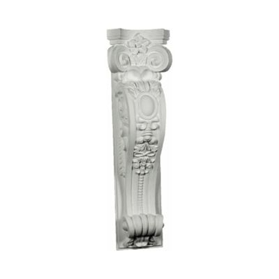 Ekena Millwork SUR09X29X06CL Classic Fireplace Surrounds, 9 7/8"W x 29 1/2"H, Primed
