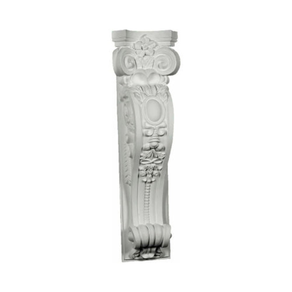 Ekena Millwork SUR09X29X06CL Classic Fireplace Surrounds, 9 7/8"W x 29 1/2"H, Primed