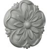 Ekena Millwork ROS05X05LY Lyre Round Rosette, 5 7/8"OD x 7/8"P, Primed view 2