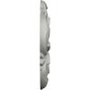 Ekena Millwork ROS05X05LY Lyre Round Rosette, 5 7/8"OD x 7/8"P, Primed view 3