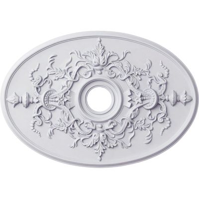 Ekena Millwork CM21X30AL 21 1/4-Inch W x 30 3/4-Inch H x 1 5/8-Inch P Alexa Ceiling Medallion