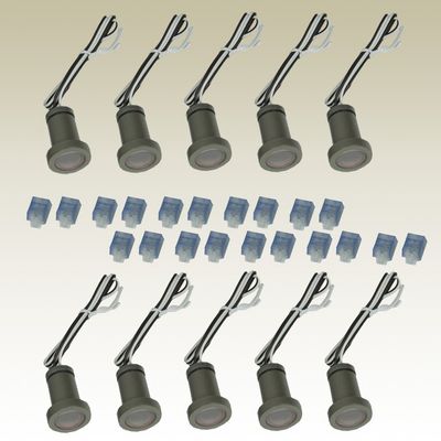 Phoenix Recessed 10 Pack LED Lights, Warm White